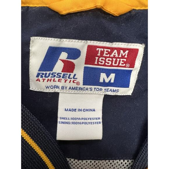 Notre Dame Irish Men’s Embroidered Windbreaker Jacket Russell Team Issue Size M - Picture 5 of 8